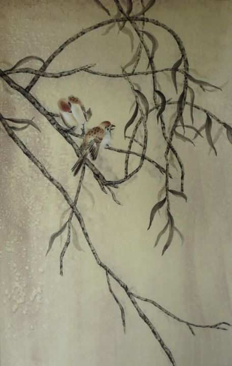 Art of the Day: 'Little Rest in a Willow - no Cally'. Buy at: ArtPal.com/moldenhauer?i=…