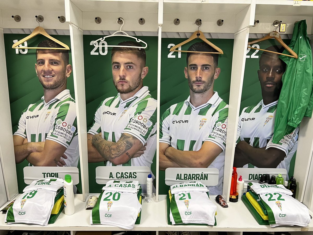 ✅ Por aquí tenemos todo listo👕😏 #CórdobaCF