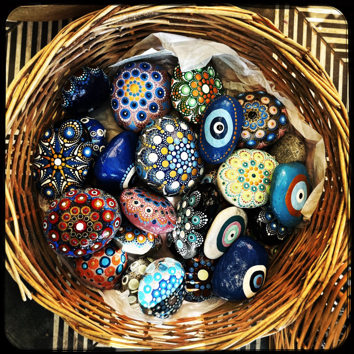 Lovely to see some old followers re-finding me - and new followers too. Here’s a basket of beautiful painted pebbles by way of thanks! I’m in Thessaloniki, about to start filming a new series for @Channel4 - involving ancient civilisation + trains of course! I’ll keep you posted.