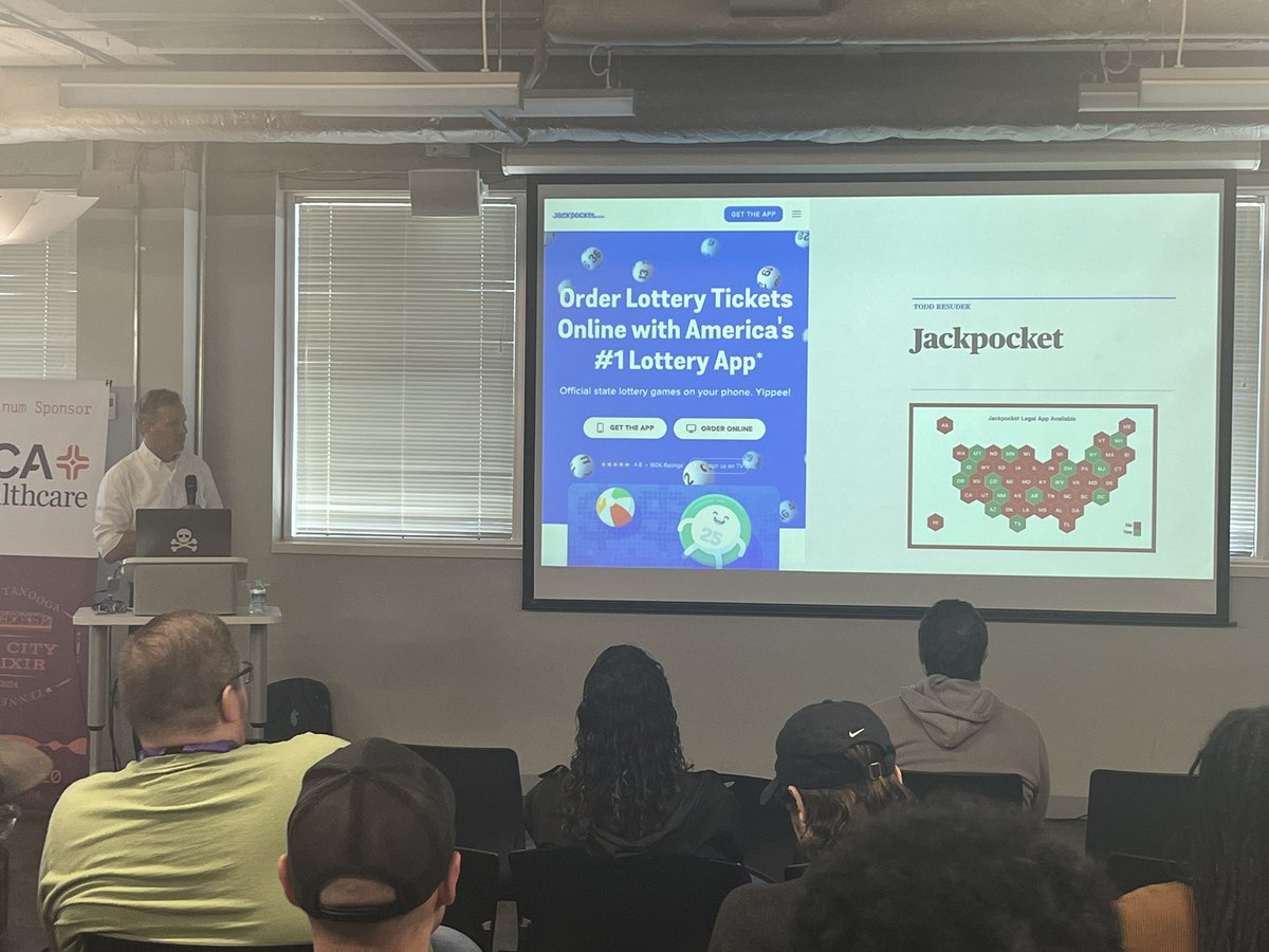 takasehideki's tweet image. Hi Todd-kun!! @NervesConfUS を開催してくれてありがとうございました！
@sprsmpl mentions pros and cons in development with AI, and what do we humans do #GigCityElixir #myelixirstatus #NervesConf