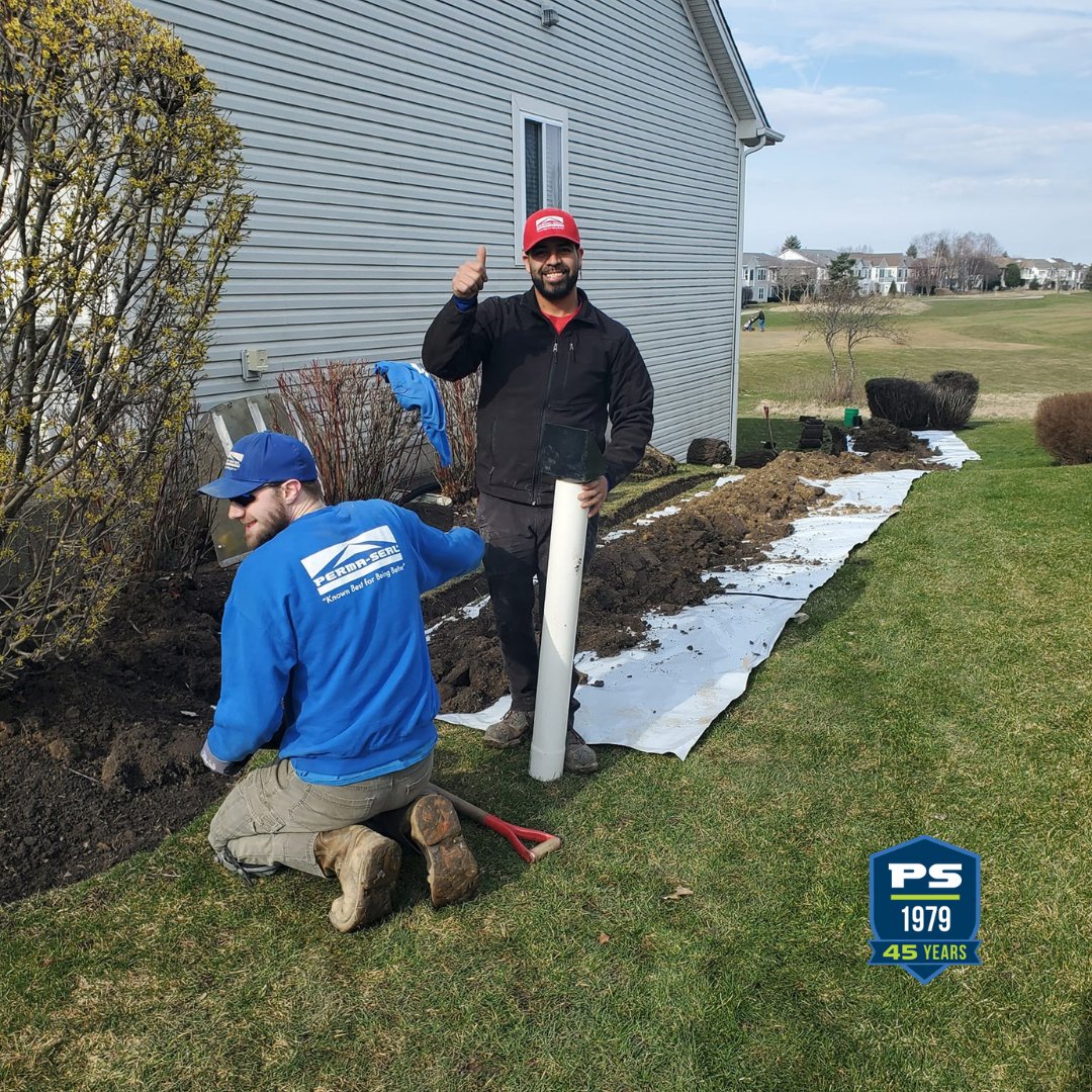 Our team is always happy to work on exterior projects when the spring hits. Warmer days and great weather make the job a breeze.

#DownspoutExtension #WeWorkHardSeriously #45Years #HomeImprovement #GoPermaSeal #Chicago #Chicagoland
