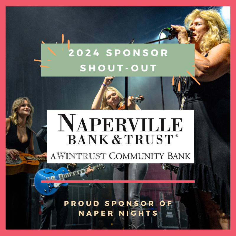📣 2024 SPONSOR SHOUT-OUT 📣 A big THANK YOU to Naperville Bank & Trust for your support! 😊