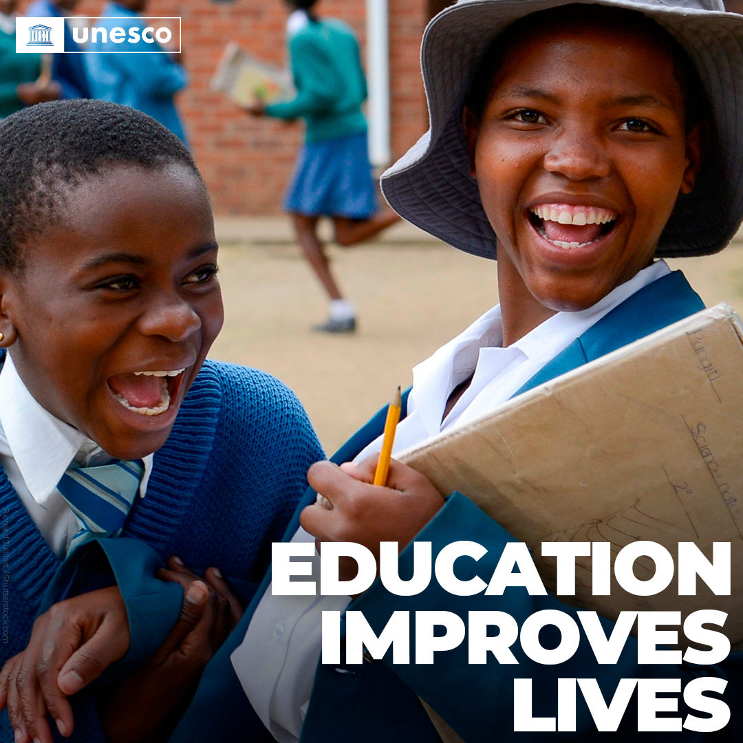 From early childhood to higher education and throughout life, learning allows us to reach our full potential. That’s why the world must invest in education. unesco.org/en/education #PowerEducation