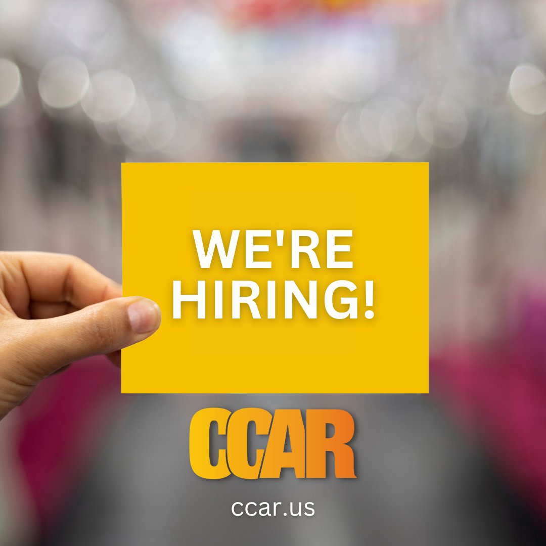 Interested in making an impact in the recovery community? Consider joining the CCAR team! Check out our open positions - ccar.us/about-ccar/app… #nowhiring #connecticutjobs