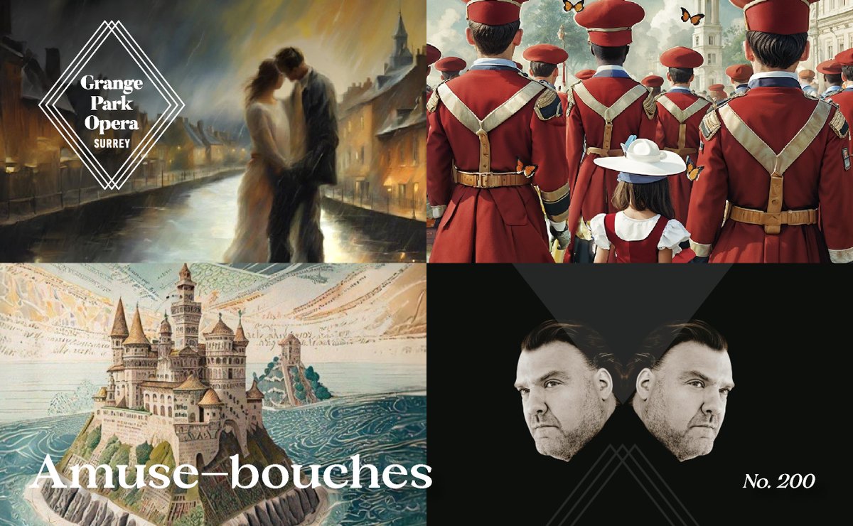 This week in Amuse-bouches... See our full cast lists and synopses for four magnificent operas, and meet a real-life cantinière. See this week's Amuse-bouches: ow.ly/mfZn50RC2Oc