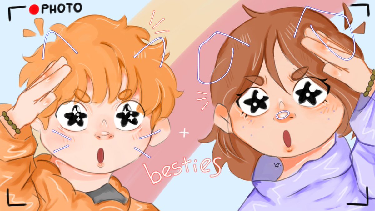 thatsmarisy's tweet photo. Day 6 looking for Art Moots and sharing my art ✨ 
I drew my ocs :D
#fanart #artmoots #artists #drawings https://t.co/qDLmpQkJHt