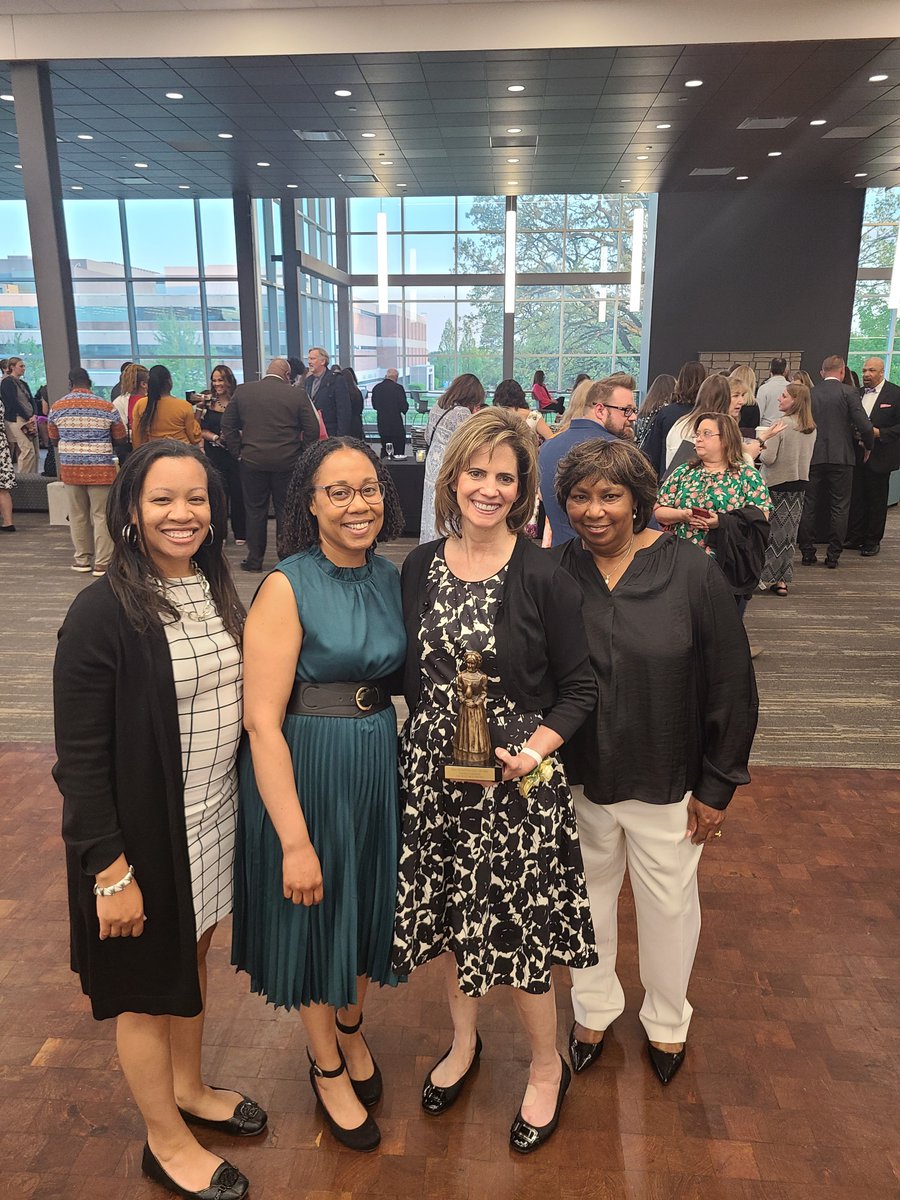 Congratulations to our amazing nurses who were recognized at Oakland University's Nightingale Awards! Our late Health Officer, Dr. Calandra Green was recognized for her work and memory. #OaklandCounty #NursesWeek #ThankANurse