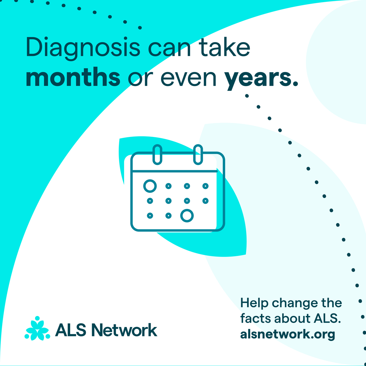 youralsnetwork's tweet photo. Did you know that an ALS diagnosis can take months or even years? ALS is often diagnosed by ruling out other diseases. ALS is typically a disease that involves a gradual onset.
May is #ALS Awareness Month. YOU can help raise ALS awareness at https://t.co/JHr4kmirAr. https://t.co/FIamiOG4bj