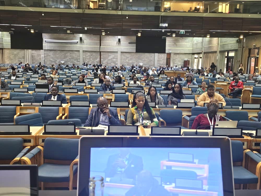 Thrilled to share HakiElimu's work on youth engagement in democracy at the 2024 UN CSO Conference in Nairobi - Kenya! Presented by our Executive Director, Dr. John Kalage (left in photo). #HakiElimu #VijananaDemokrasia #TaifalaLeo