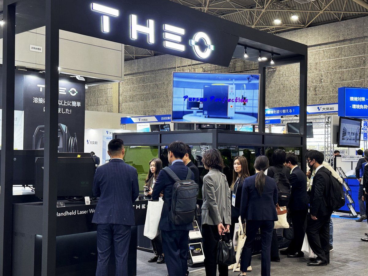 #Theo & #Maxphotonics team are thrilled to meet you at #PhotonixOsaka , your presence lit up our week!
Can't wait to see you all at #JIMTOF this November. Let the countdown begin! 🎉
#laserwelding #lasercutting #lasermarking #lasercleaning #laser #fiberlaser #handheldlaserwelding