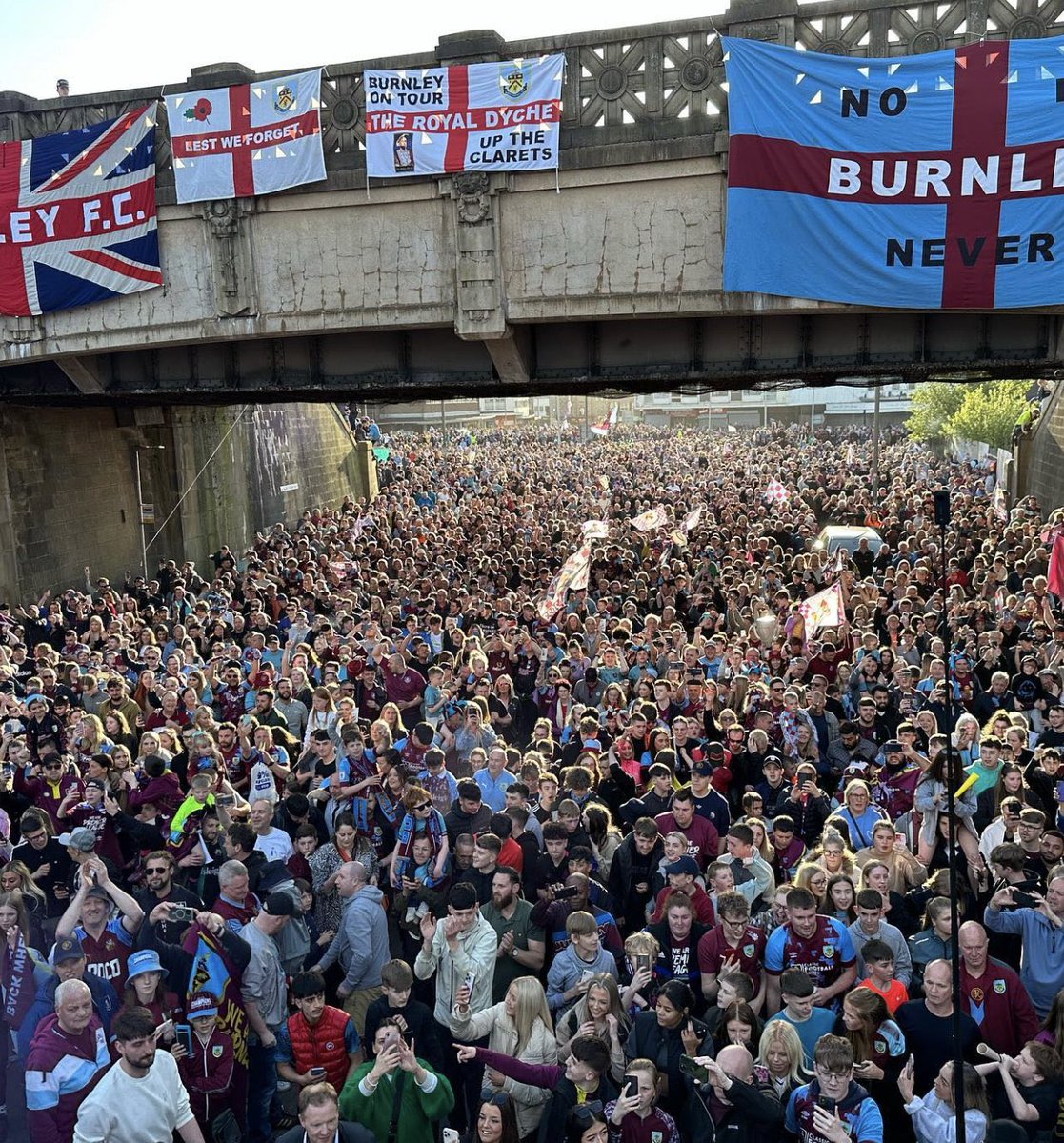 No need to hide disappointment or frustration, it should hurt. Boys made a valiant run of it the last few months, just wasn’t enough in the end. Now we go again in The Championship. Looking to relive these brilliant memories from one year ago. We go together. Up The Clarets!