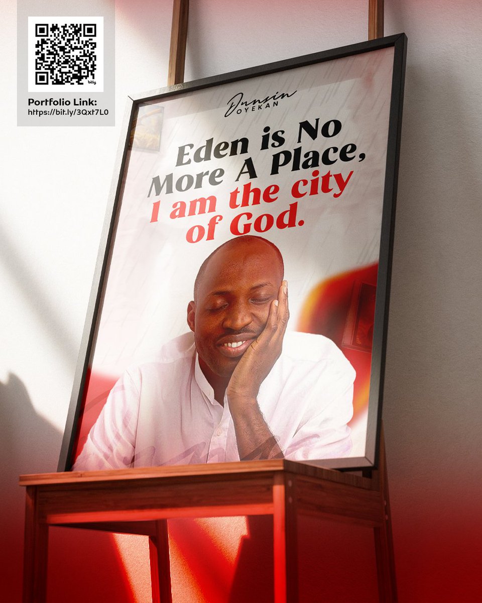 I designed this because City of God is my best song in @DunsinOyekan powerful album 🔥

#design #flyerdesign
