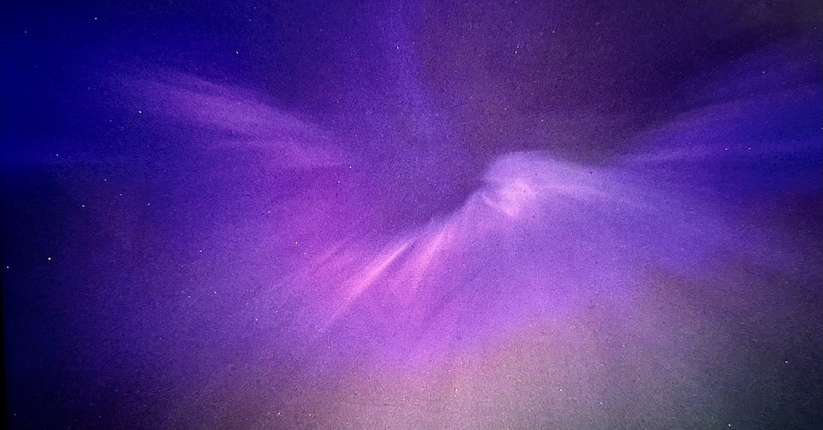 Northern lights filmed on the FX6 last night.