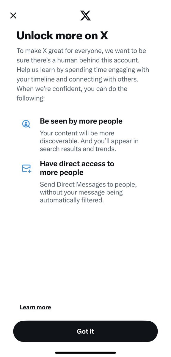 I guess I’ve been penalized for having a life outside of Twitter.