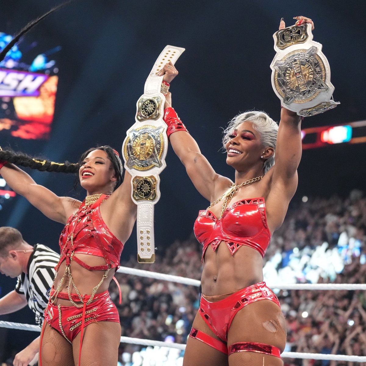 Bianca Belair and Jade Cargill have both qualified for round 2 of the Queen of the ring tournament 👑