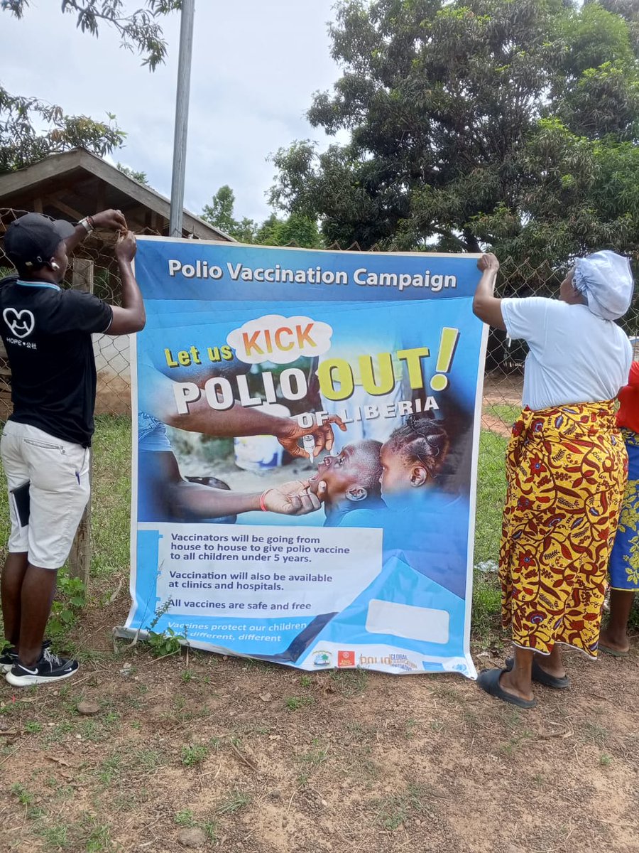 Big news in Liberia! From 10-13 May, vaccinators & mobilizers will be hitting the streets to give free polio vaccines to kids under 5. 
Spread the word! 📣
It's #HumanlyPossible to Kick Polio out of Liberia 🇱🇷