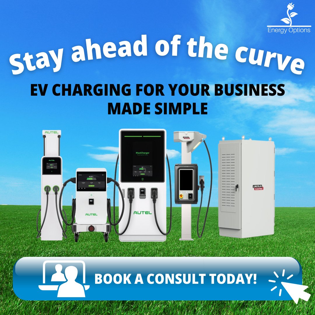 ⚡ Stand out with EV charging! 🔋🚘 Discuss ROI, available incentives, and seamless integration with our experts. 

🗓️ Schedule your free consultation now: hubs.ly/Q02wHyFf0

#EVCharging #EVchargers #BusinessGrowth #EV #EnergyOptions