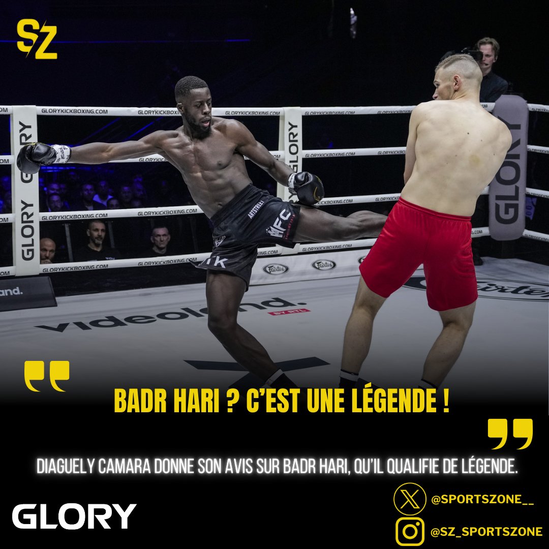 🎙 Interrogé sur Instagram, Diaguely Camara donne son avis sur Badr Hari, qu'il qualifie de légende du kickboxing. 🇫🇷🤝🇲🇦✨