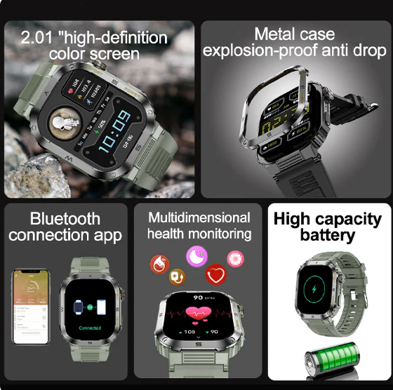 abdul_alim82746's tweet image. Rugged And Durable Military Smart Watch Ip68 Waterproof 2.01 '' HD Display Bluetooth Voice Smart Watch For Android IOS XIAOMI
#SmartWatch #MilitarySmartWatch #HDDisplay #oiceSmartWatch
👉alim7731.blogspot.com/2024/05/smart-…