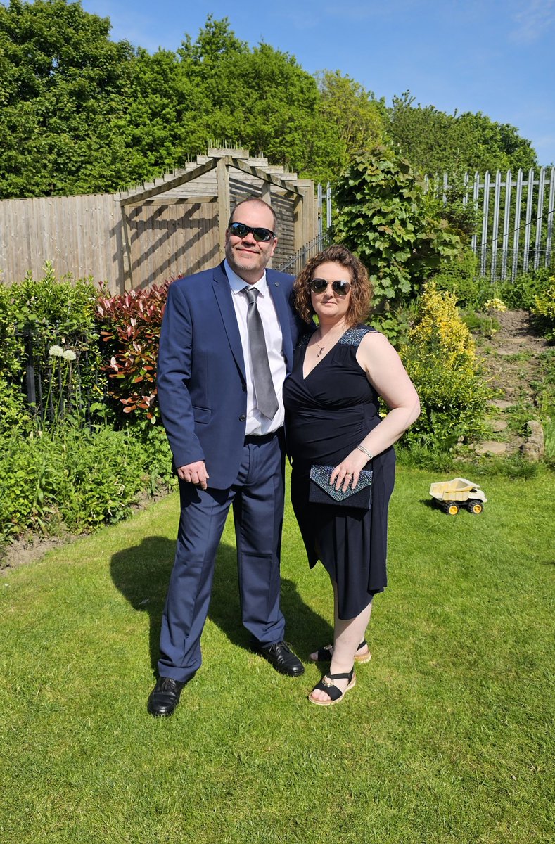 I guess we scrub up pretty well to attend a #wedding 😍 #formaldress