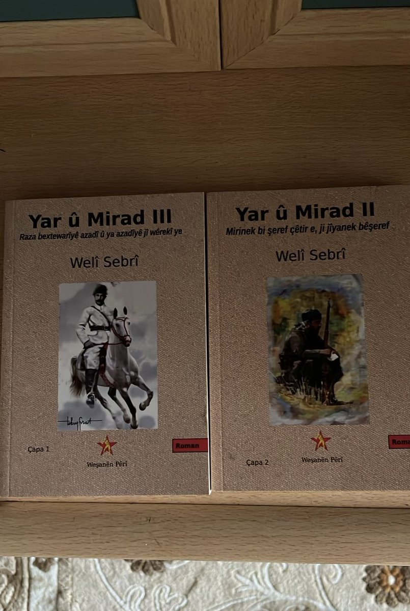 Firat:

Min pirtûkên te girt û ez ê êdi dest bi xwendina wan bikim. Slav û rez, xalo.

Welî:
Xalo, bi heyran!
 Hêvî dikim tu yê bikêfxweşî bixwînî. Heke ku tu negihîştî wateya peyvek û yan jî hevokek tu dikarî ji min bipirsî. Rêz û silav ji min û dembaş, Firat.