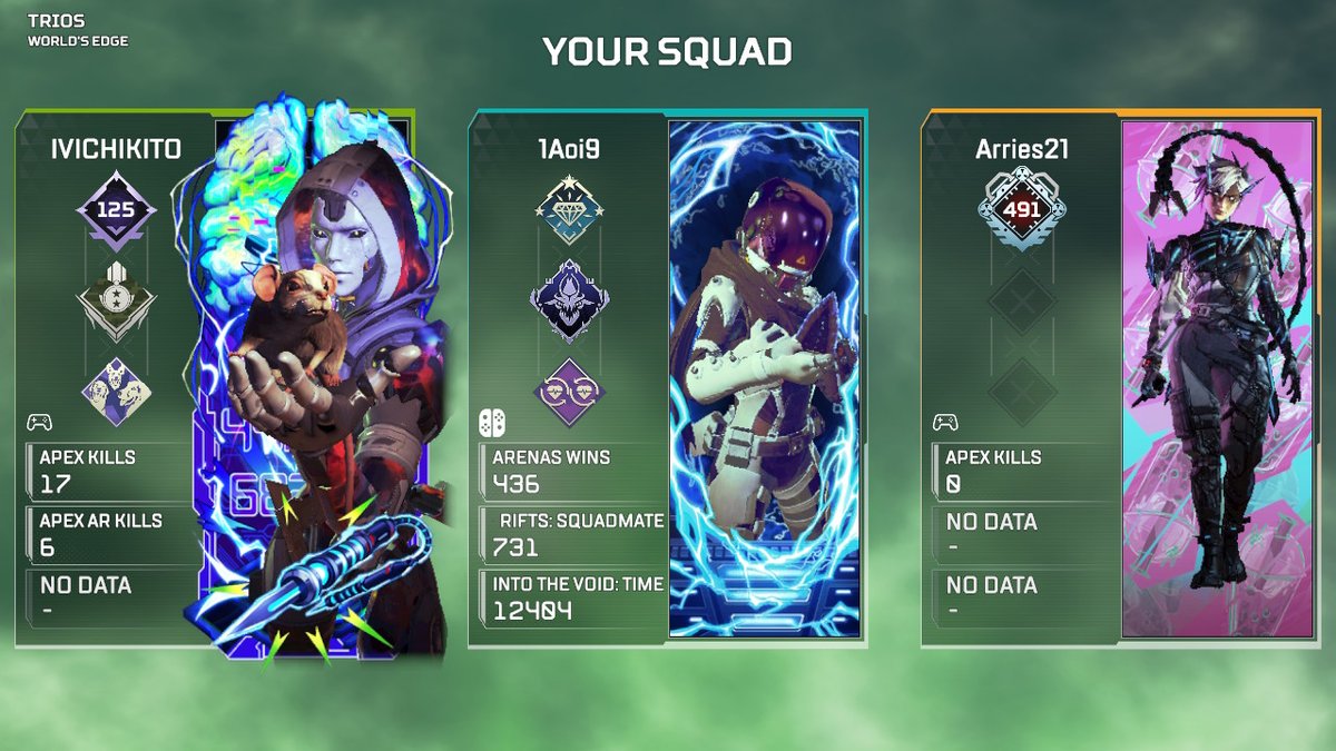 ryedai1's tweet photo. #NintendoSwitch #ApexLegends

#Void squad wee https://t.co/VdAFq0puii