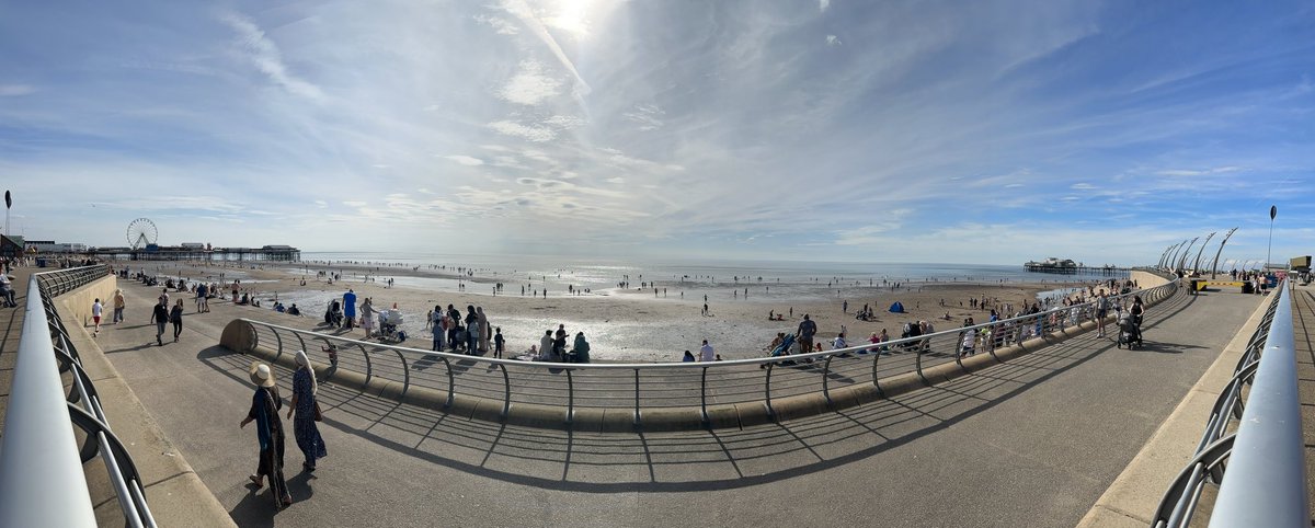 Just soaking up the sun @visitBlackpool @BBCNWT