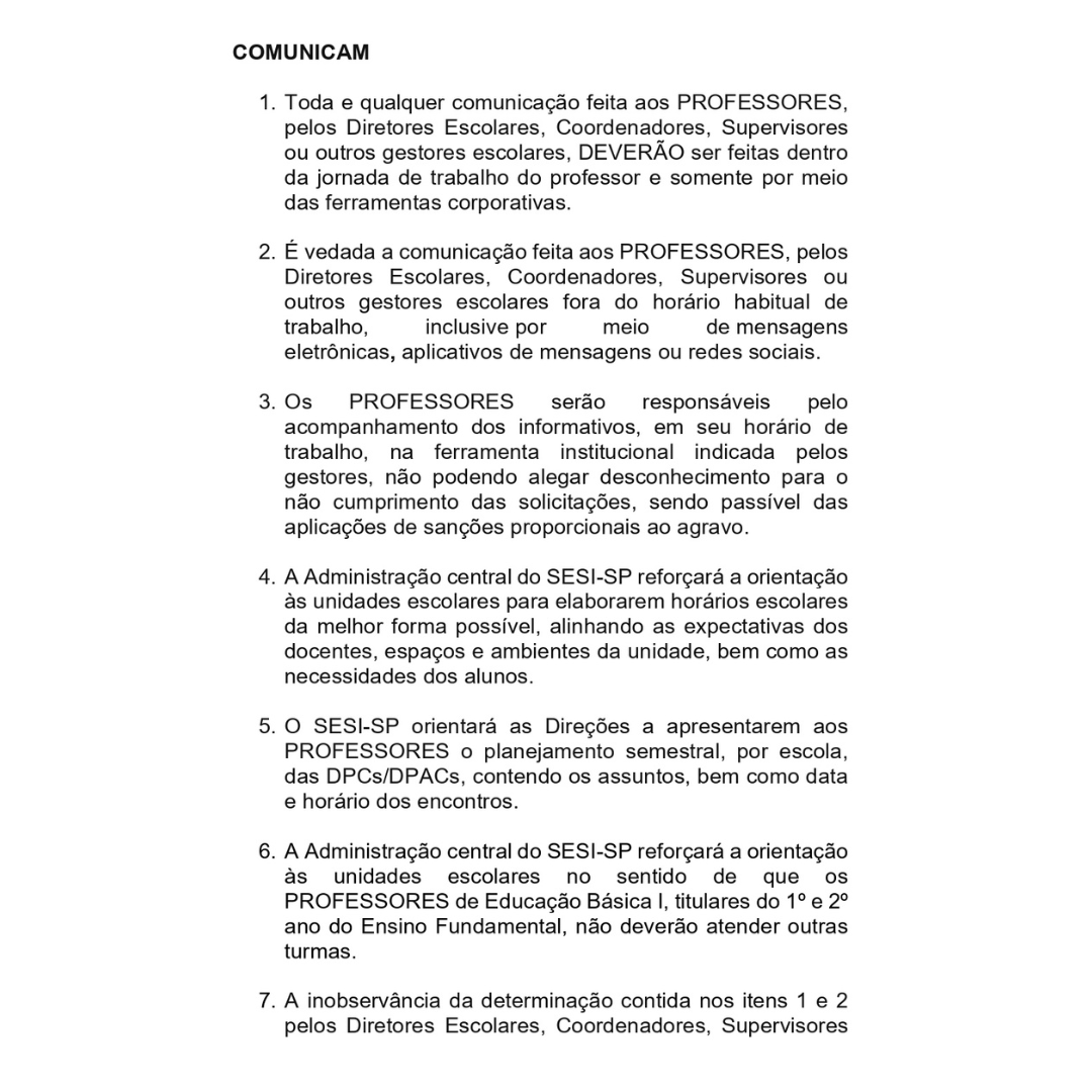 sinprovales's tweet photo. Confira o Comunicado Conjunto Fepesp/Sesi SP

#Sinprovales #sindicato #professores #escolasparticulares #direitos #educacao #contee #fepesp #indaiatuba #salto #itu https://t.co/ydRvfimbry