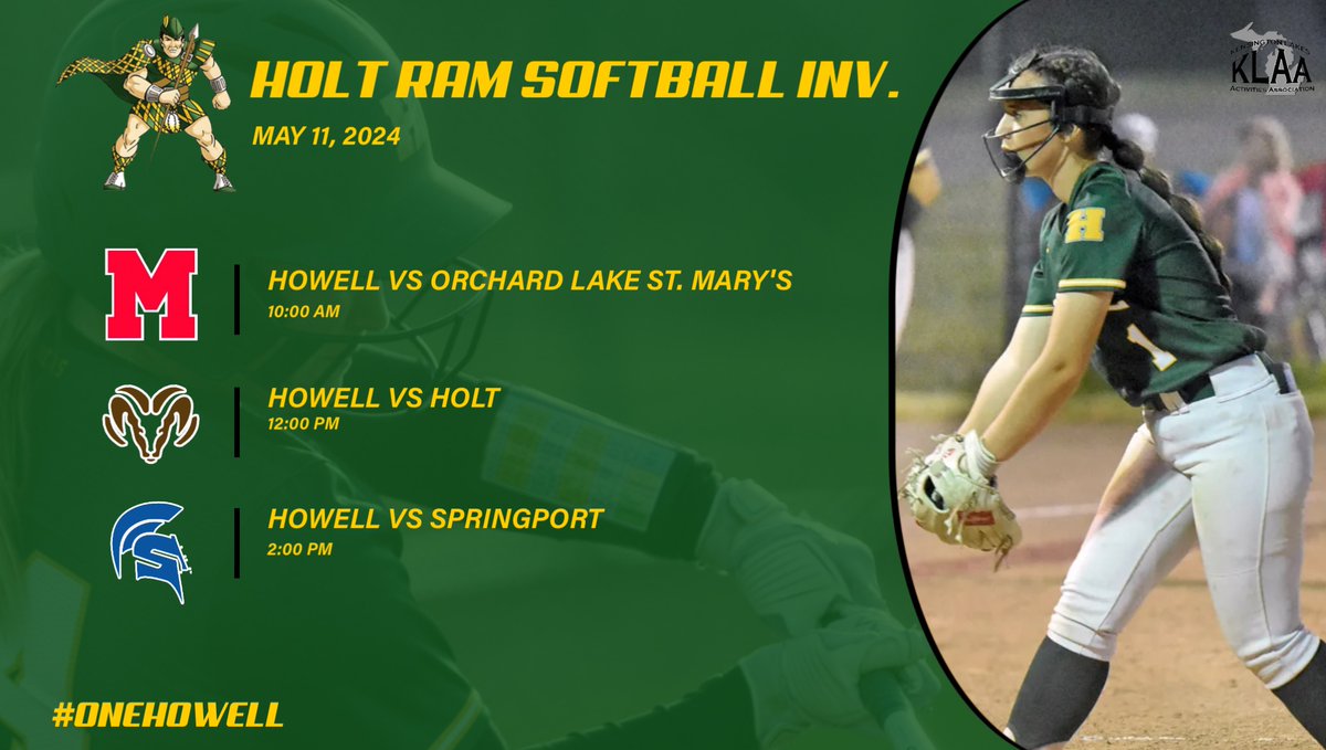 Good luck, ladies… Win the day! #OneHowell