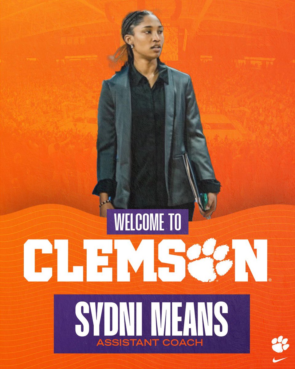 Coaching staff: Complete ✅ Welcome to the Clemson Family, Sydni! 🗞️: bit.ly/3QBFk1h