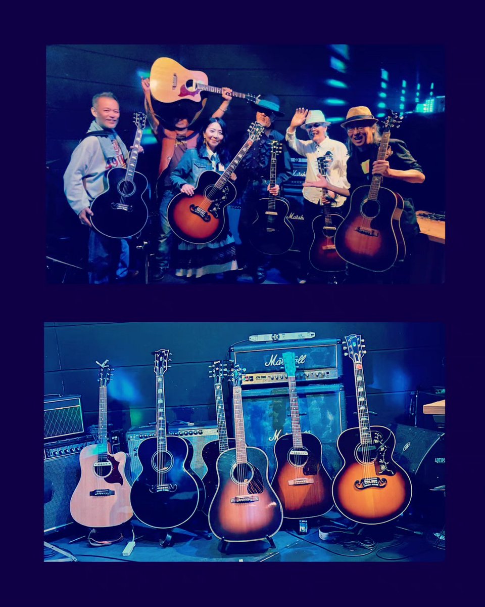 rockmebaby47282's tweet image. 5/9は『COOLSMILE-66☆2nd.Anniversary month』
〜Mr.Gibson集会〜vol.4に参加させて頂きました！
ありがとうございました😊
#Miyu
#RoundFace
#徳地屋勝康
#じゅんいち
#旅流草一郎
#なかまちひろし
#Jimisen
#武蔵小山COOLSMILE
#gibson130
#マイギブソン