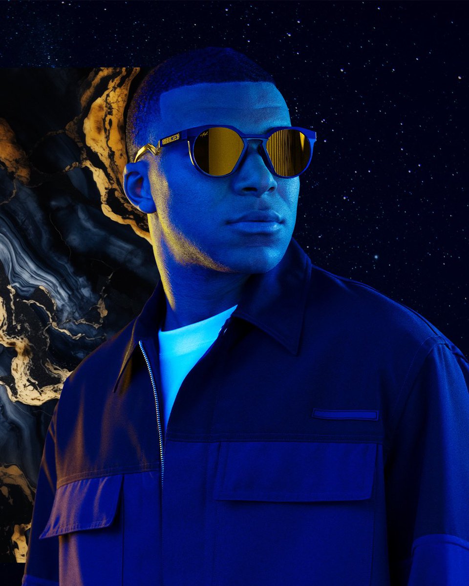 Kylian Mbappé and the color blue, two icons of French football, collide with Oakley to create his Signature Series Latch Panel and HSTN. Available worldwide.