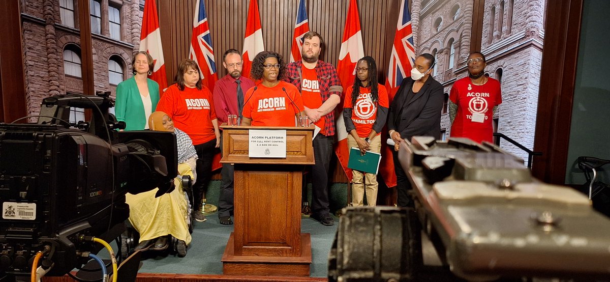 Low-mod inc ACORN leaders from across #Ontario travelled 2 Queen's Park in support of members' fight 4 FULL #RentControl & a ban on AGIs! They met with 70+ MPPs from all parties, staffers + journalists. Send a msg to @fordnation @PaulCalandra here: bit.ly/FullRentControl #onpoli