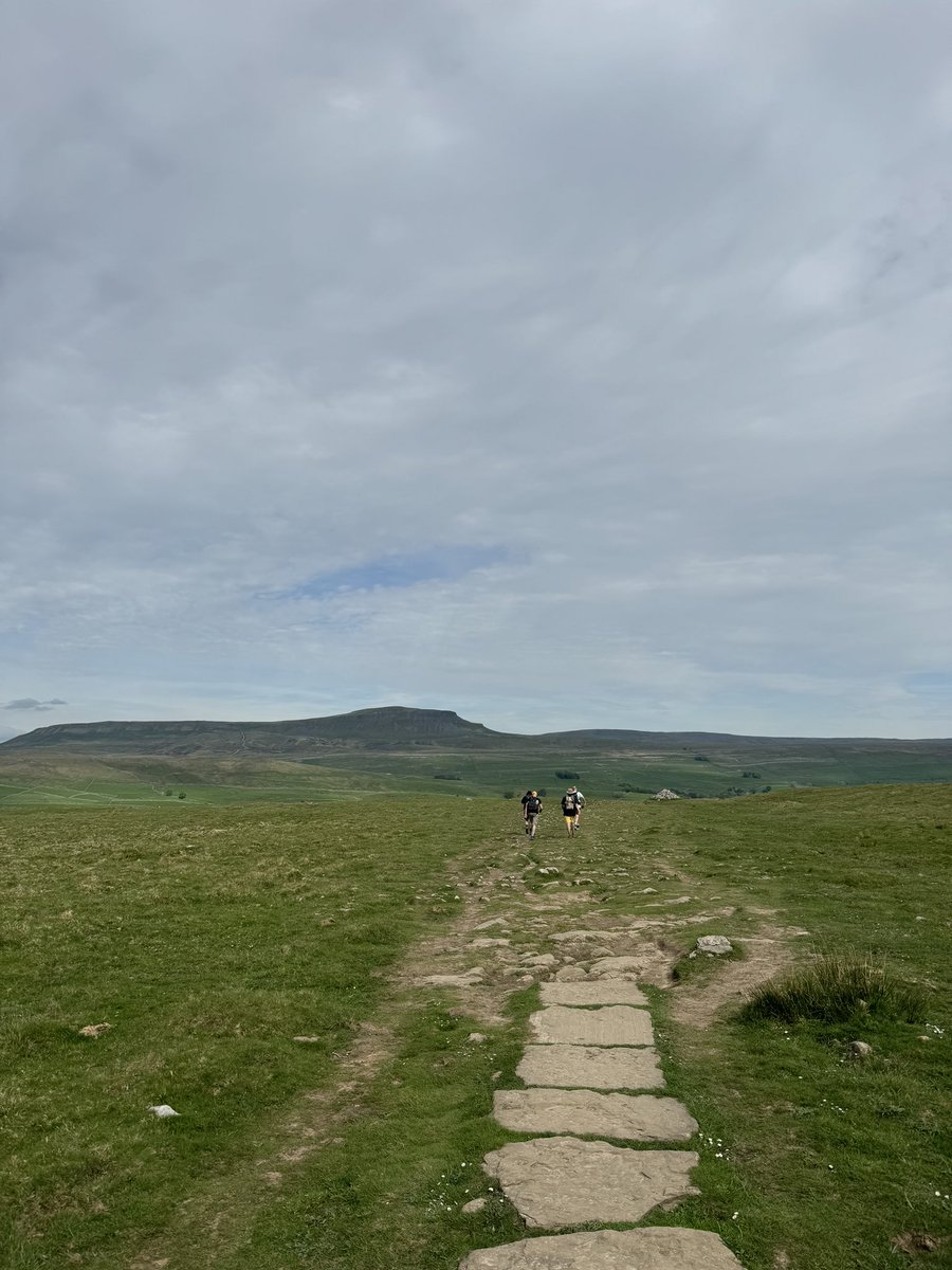 Yorkshire 3 peaks ✅
Tired and a tad emotional but happy. 
Now for a few beers. 
Thanks to everyone that sponsored me 🫶🏻

#YorkshireDales 
#yorkshire3peaks