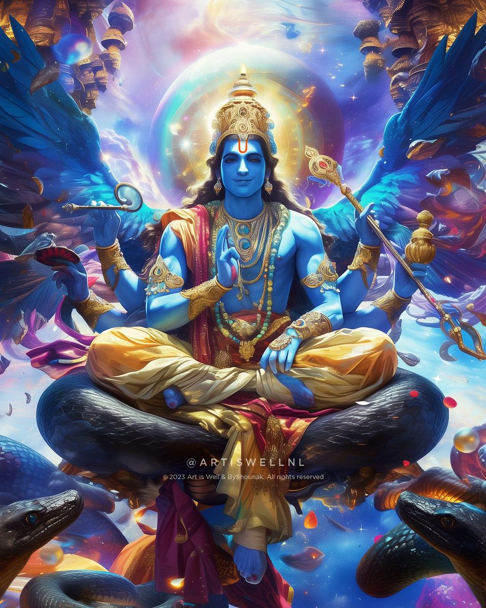 Bhagwan Vishnu The Preserver And Protector  Of The Universe ⚜️