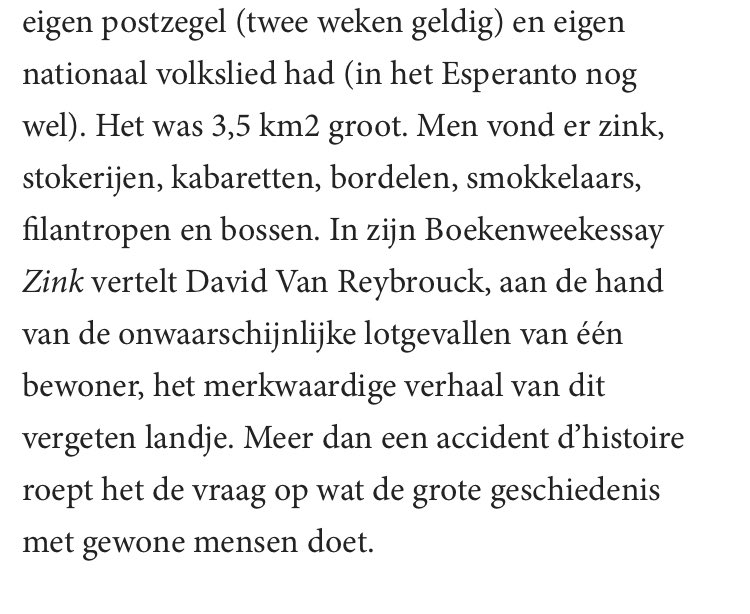 @marcelbar8 Bij Moresnet denk ik aan het Boekenweekessay dat @DavidVqr in 2016 schreef. Bijzondere geschiedenis