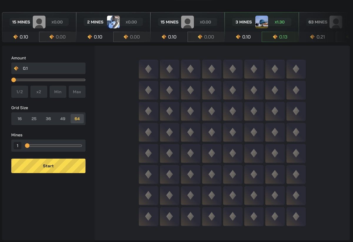 Clash Dev Team Doesn't SLEEP 🔥 Try out our improved Mines 💣 You can now select your grid size for bigger wins and a lower chance of hitting the bomb 💰 RT + CLID 100 gems 5 winners ⬇️