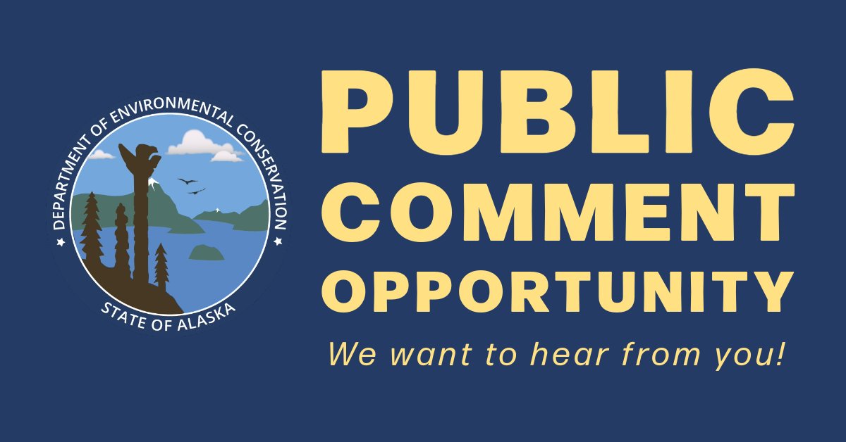 DEC has re-issued a draft permit to Coeur Alaska, Inc. authorizing and setting water quality & health conditions on the discharge of pollutants from the Kensington Gold Mine facility to waters of the United States. Learn more & submit comments: bit.ly/3wrH7PV