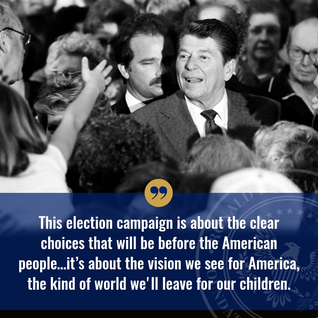 President Reagan believed that voting is not only a right, but a fundamental duty of every citizen. 🗳️ #ElectionMatters #CivicDuty #MakeYourVoiceCount #RonaldReagan