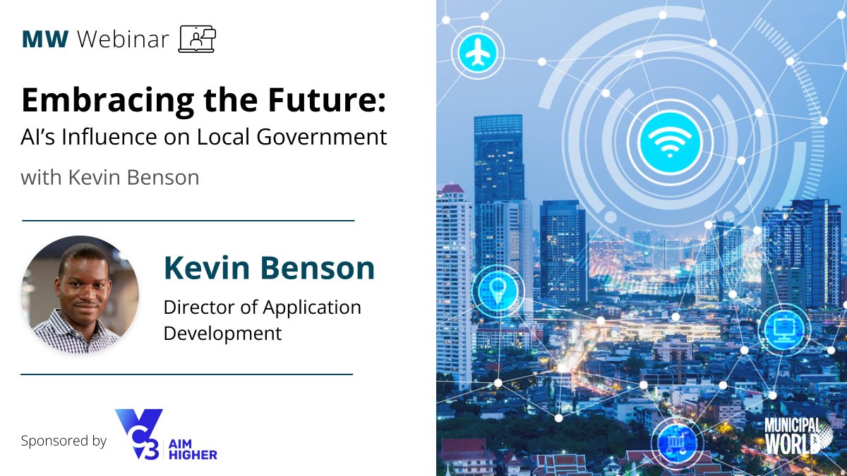 ICYMI: Kevin Benson from @VC3Inc leads a conversation around the impact of AI on towns and cities. From chatbots to data analysis - practical AI may have the opportunity to impact communities today. #ArtificialIntelligence #CyberSecurity #Webinar crowdcast.io/c/w99nxmk6l2vz