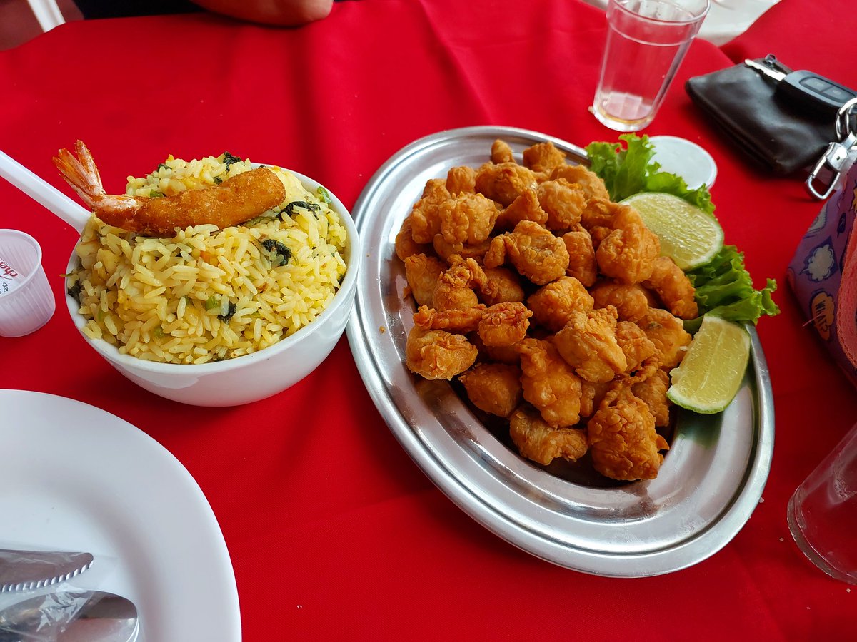 Arroz paraense e porção de dourada 😋😋😋
