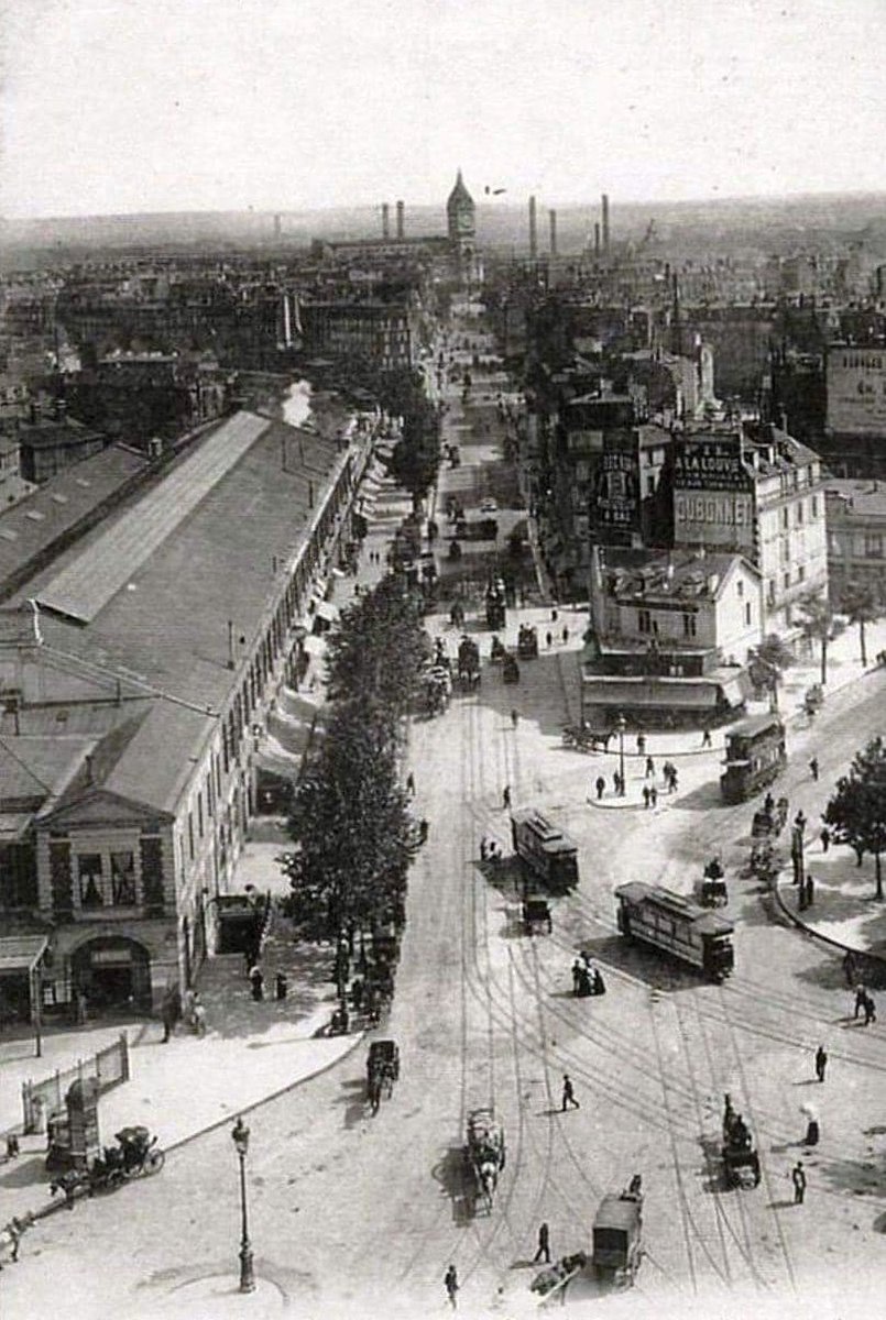 La rue de Lyon, de la Bastille à la gare de Lyon. 1907.