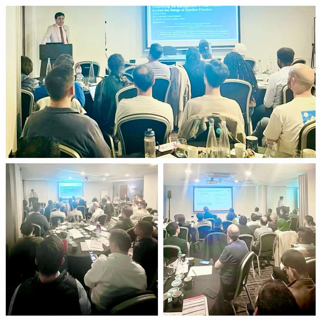 Great to address the full house #CardiologyRegistrars @TheBJCA Annual #BJCACore2024 course in #Birmingham today. 

Time to address #HeartFailure & #CardioRenalMetabolic challenges nationally. #4Pillars #25in25 #Cardiotwitter #CardioX #GlobalHealth