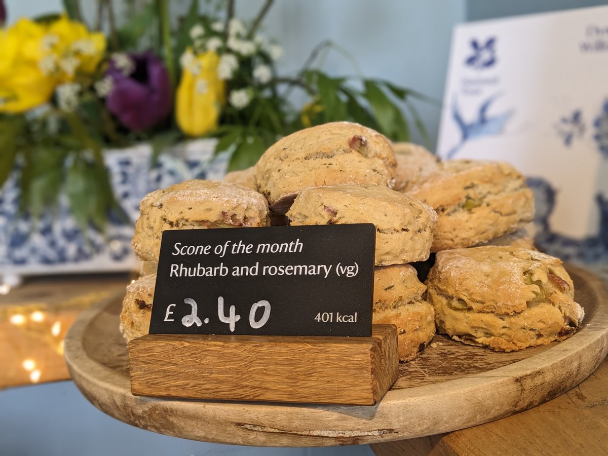 May's scone of the month is the rhubarb and rosemary and it's going down an absolute treat in the tea-room and parkland café at Dyrham Park. Have you tried it yet? 📷Holly B #SconeOfTheMonth #MonthOfMay #FeelsLikeSummer #FruityScone #TeaTimeTreat #Scones @nt_scones