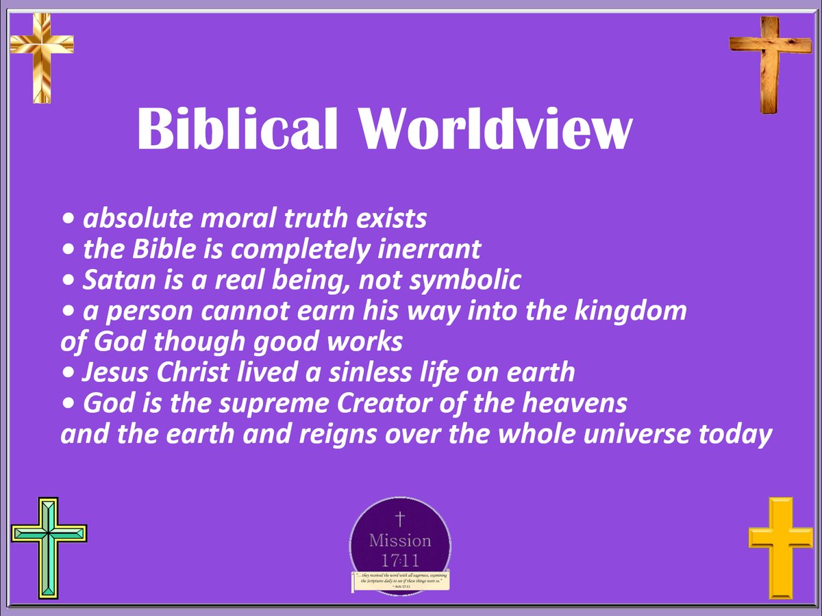 Do you have a biblical worldview?  What does that mean to you, whether you have one or not?  Let us know: mission1711.com