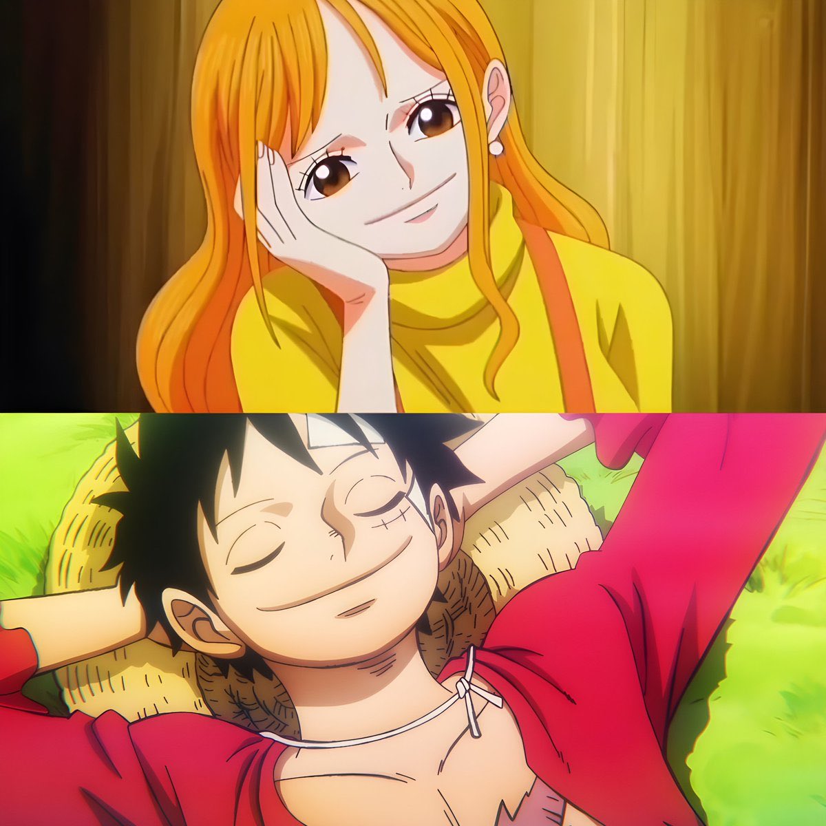 Ship so good other ships want their moments ❤️🧡 #Lunami #ONEPIECE #Luffy #Nami #LuNa