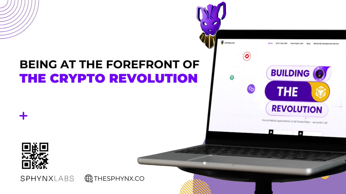 Sphynx Labs leads the Crypto Revolution, shaping the future of finance with innovation. Join us as we pave the way to DeFi and financial empowerment 🔮🧪