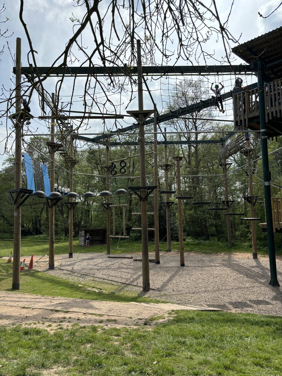 Did not enjoy this in the slightest but had to save face so the girls wouldn’t know I was scared. #netballcamp #condoverhall