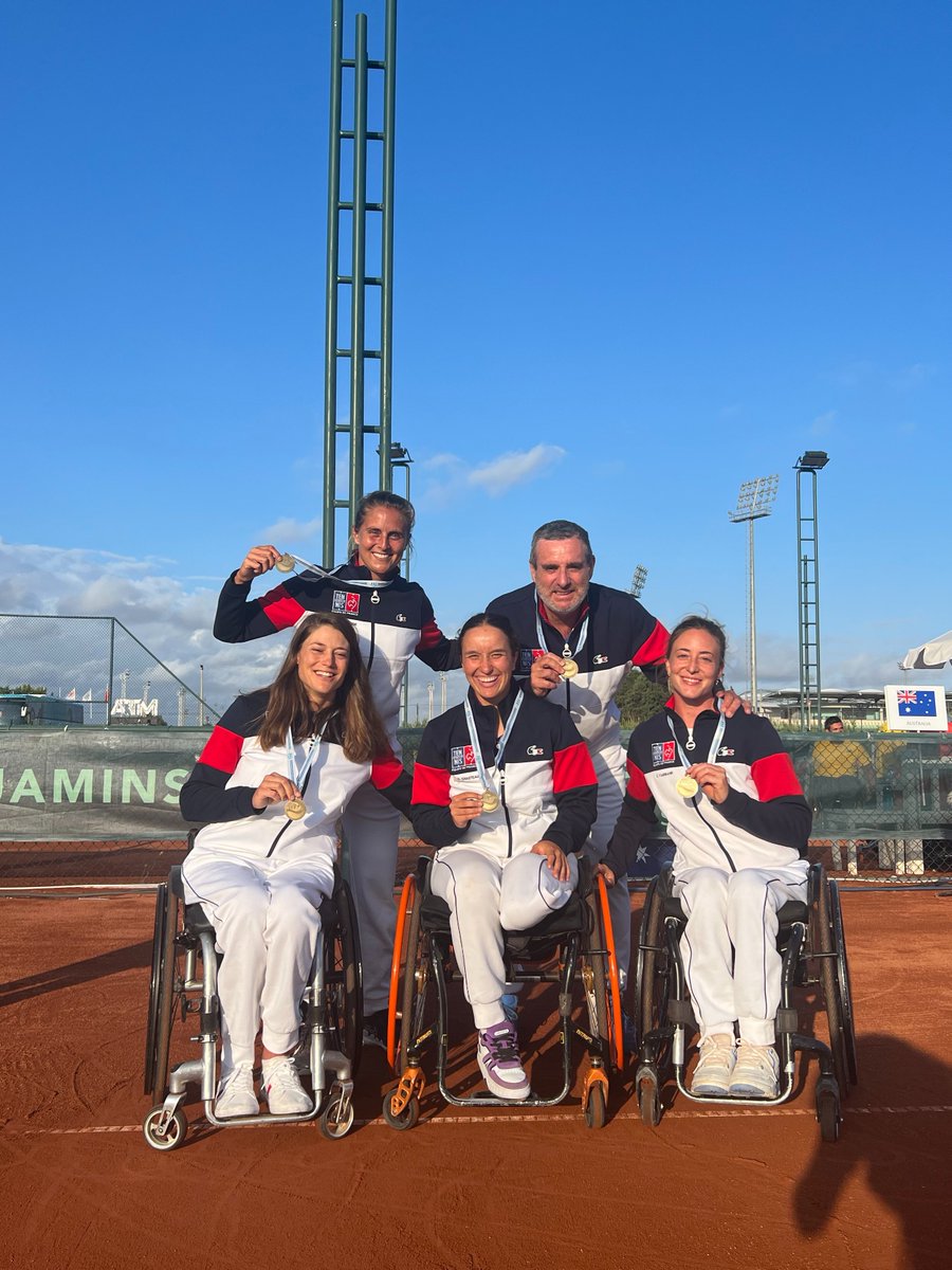 🥉 L'équipe de France féminine remporte la médaille de bronze en Coupe du Monde tennis-fauteuil 🇫🇷💪