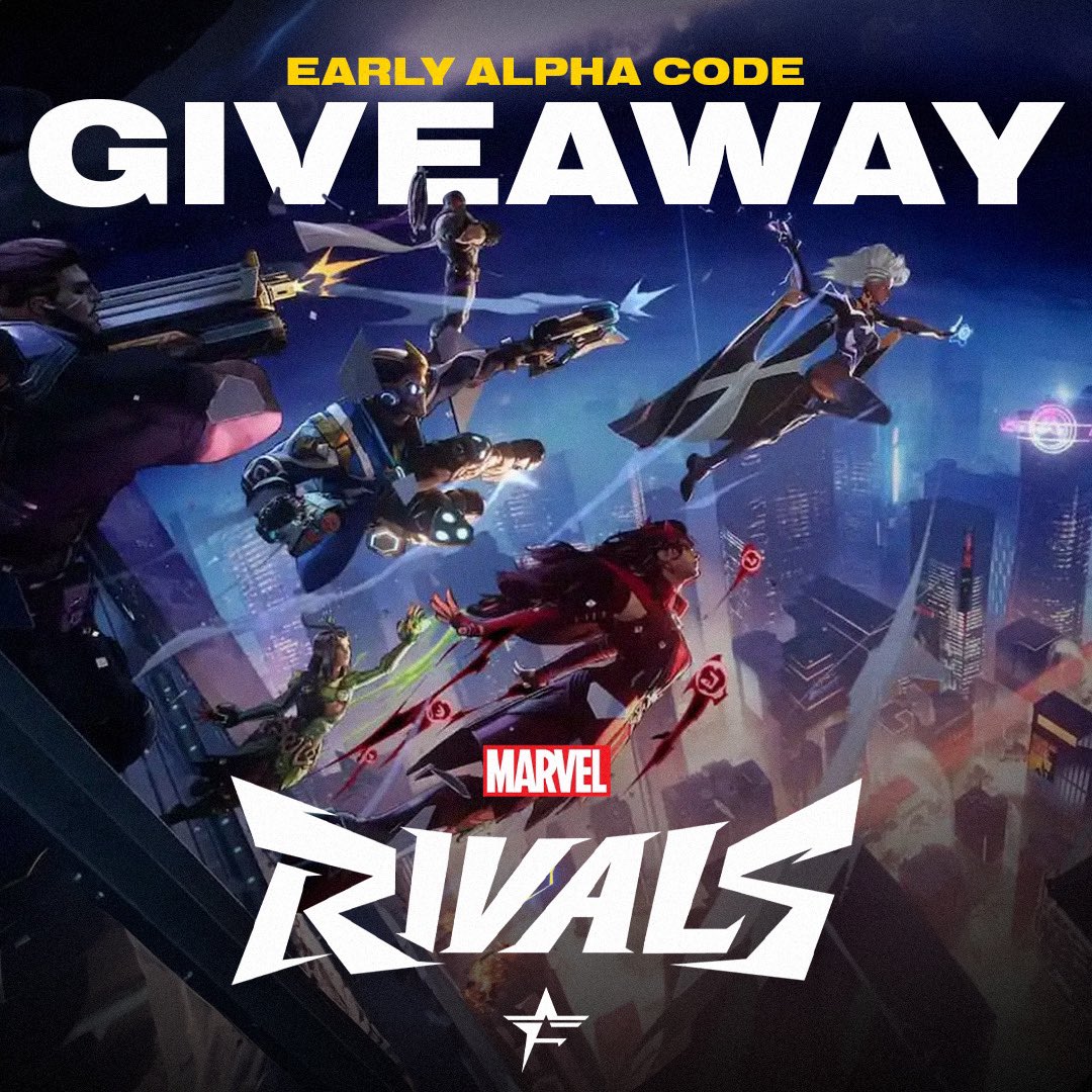 🎮 MARVEL RIVALS ALPHA🎮 🏆10 LUCKY WINNERS! How To Enter 👇 👥 @FatalHQ_ 🔁 Rt + Like 🔔 Notification on 💬 Tag a friend #Marvel #MCU #marvelrivals #MarvelStudios #MarvelComics #PS5 #Steam #PlayStation #Sony #Eurovision #Eurovision2024 #aurora #blockout2024 #Palestine